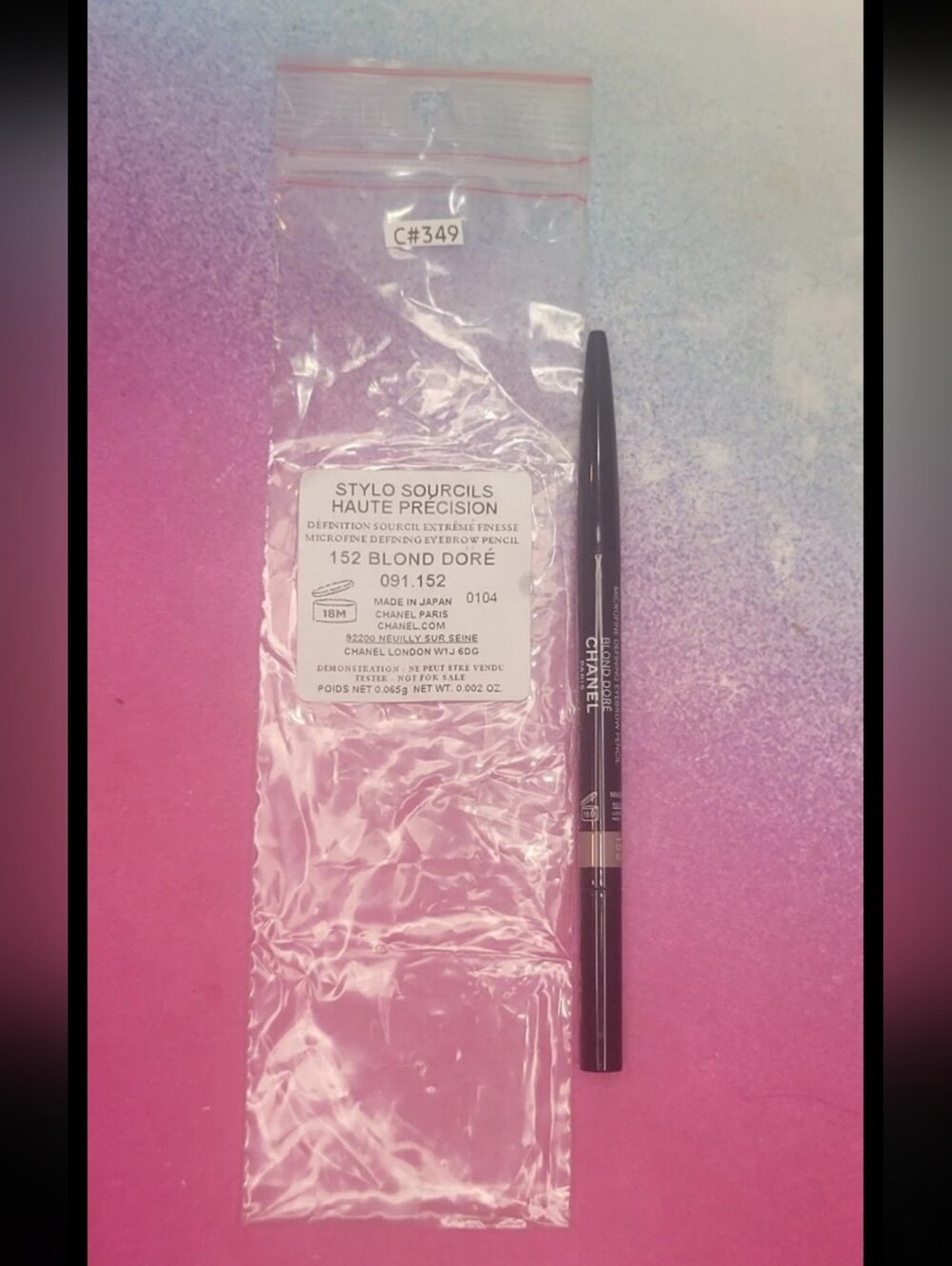 Chanel Microfine Defining Eyebrow Pencil 152 Blond Dor